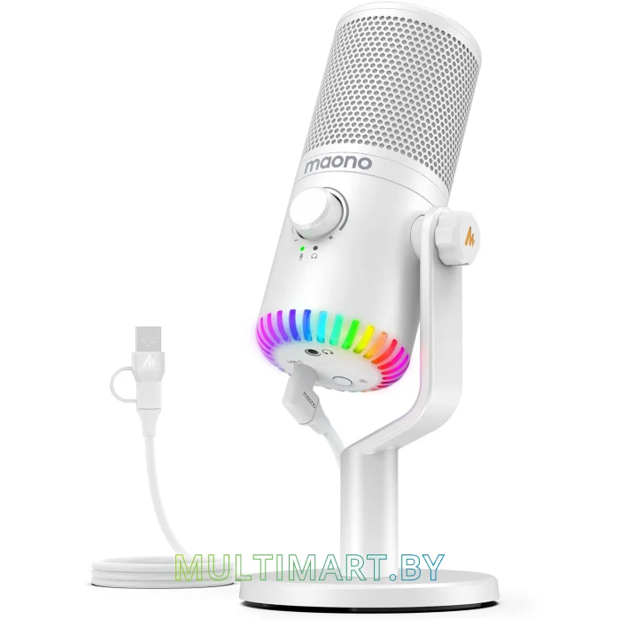 Микрофон Maono DM30 (белый)